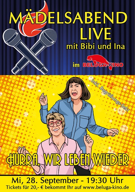 Termine für Mädelsabende mit 'Bibi & Ina' in Uetze und Quickborn